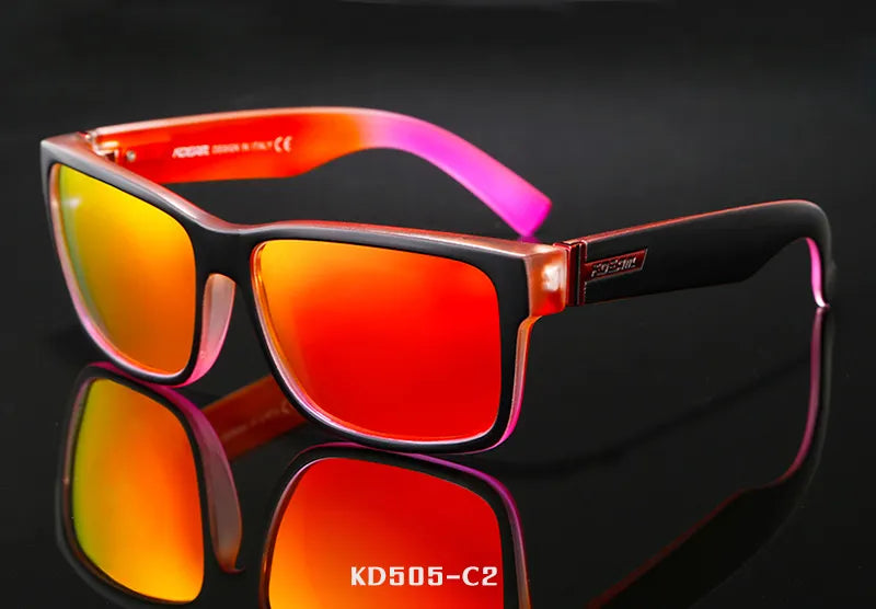 KDEAM Revamp of Sport Men Sunglasses Polarized Shockingly Colors Sun Glasses