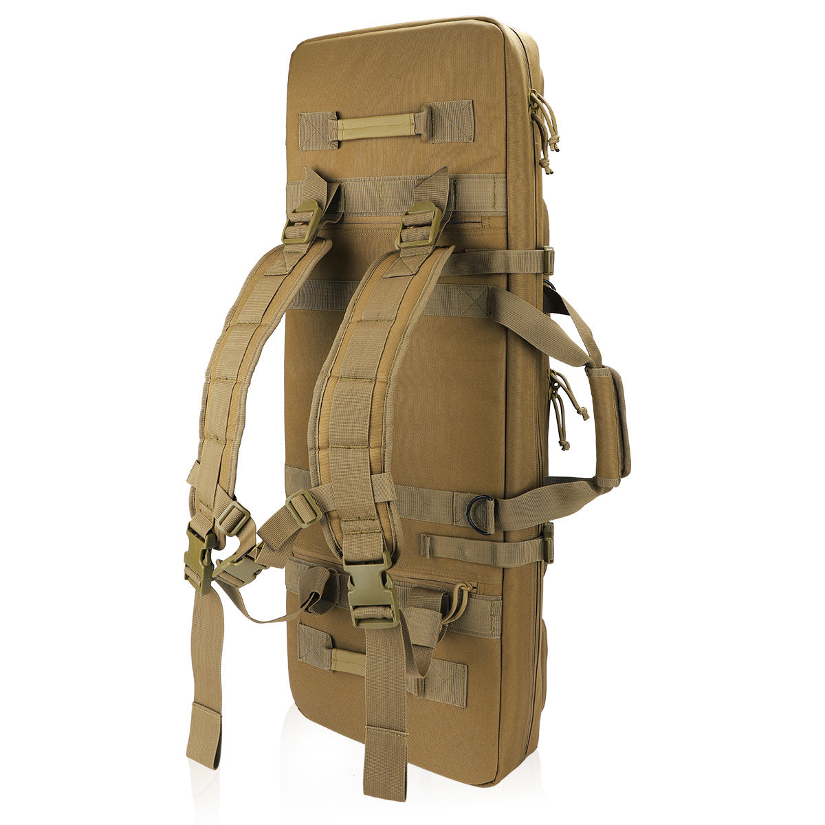 VOTAGOO Double Rifle Case Gun Bag, Safely Long-Barrel Firearm Transportation Cases Locks, All-Weather Soft Tactical Range Bag Ackpack For Shotgun Spacious Heavy Duty