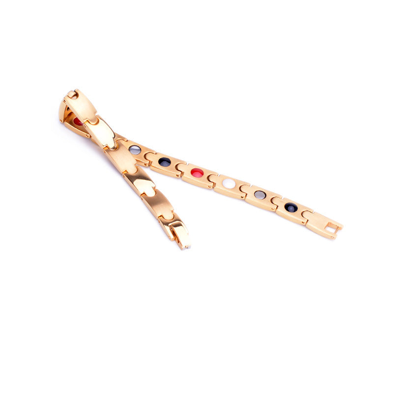 不锈钢手链,钛钢饰品,纯手链,锗磁铁