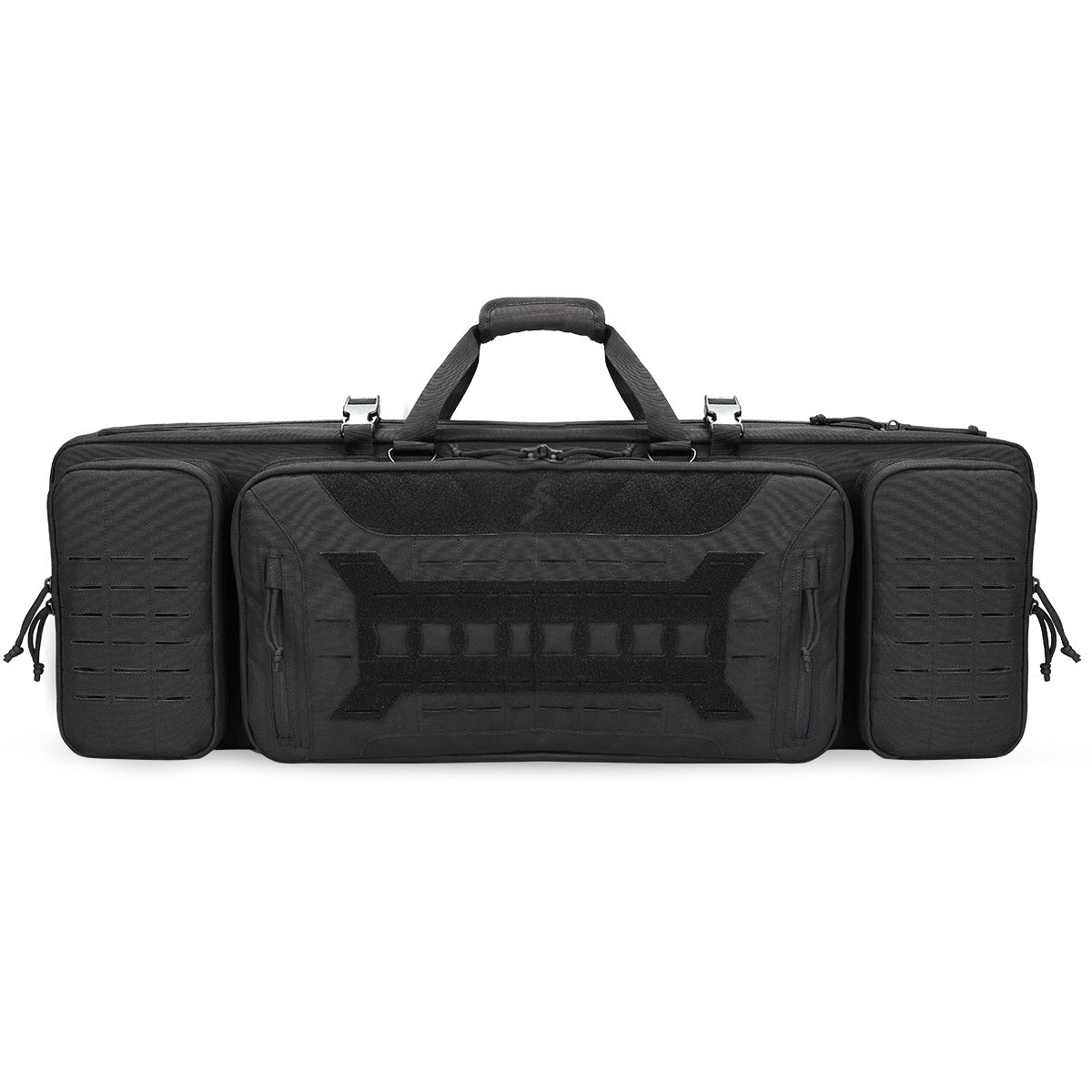 VOTAGOO Double Rifle Case Gun Bag, Safely Long-Barrel Firearm Transportation Cases Locks, All-Weather Soft Tactical Range Bag Ackpack For Shotgun Spacious Heavy Duty