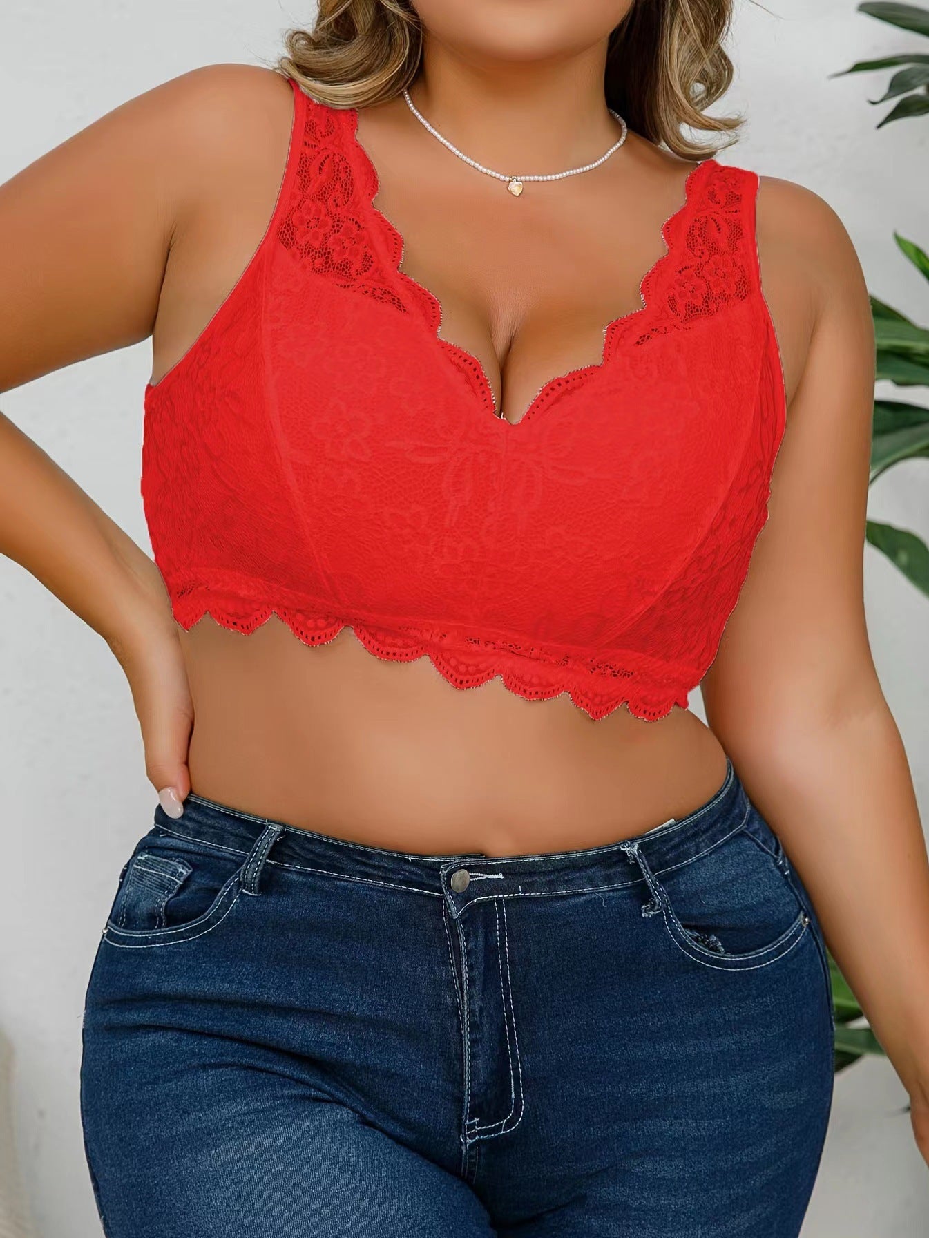 Oversized lace bra lingerie thin full cup design no steel rim anti sagging and breast collection