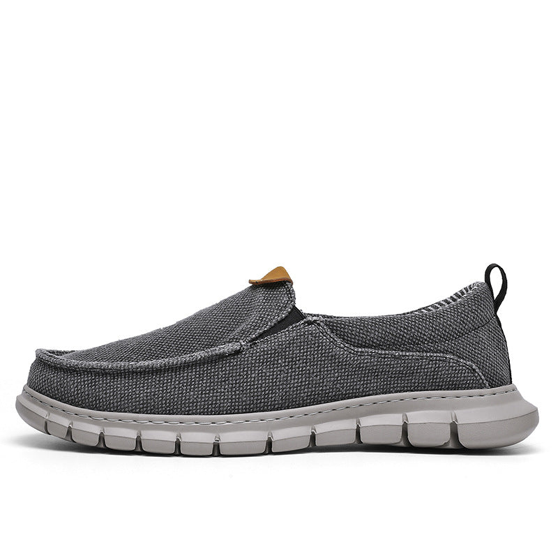 Casual shoes, comfortable one foot fit, loafers, thick soled men's shoes