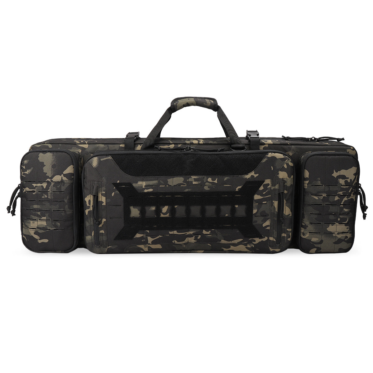 VOTAGOO Double Rifle Case Gun Bag, Safely Long-Barrel Firearm Transportation Cases Locks, All-Weather Soft Tactical Range Bag Ackpack For Shotgun Spacious Heavy Duty