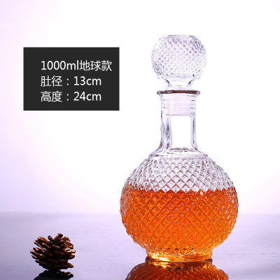 250ml 500ml 1000ml 玻璃水晶红酒醒酒器葡萄酒瓶醒酒器