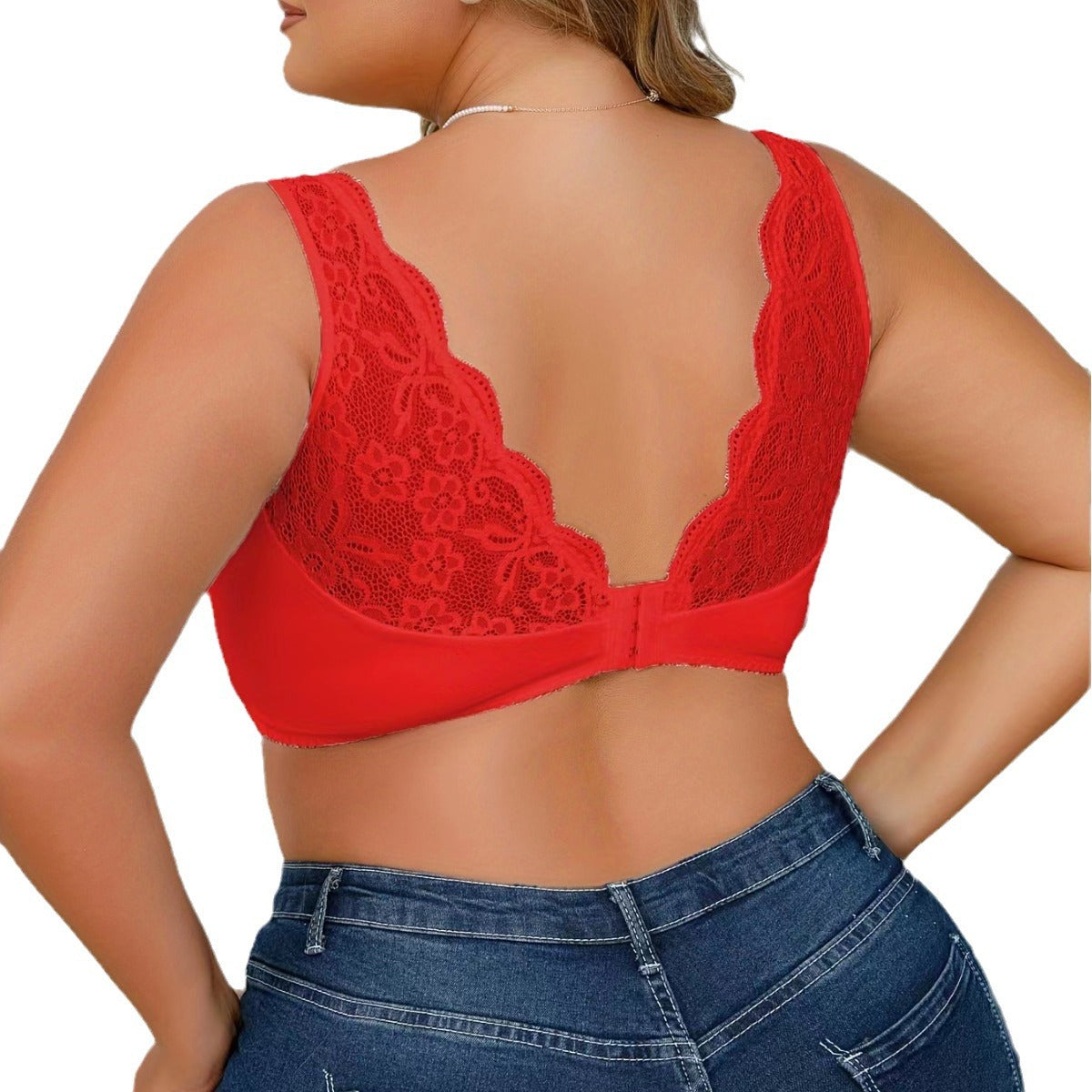 Oversized lace bra lingerie thin full cup design no steel rim anti sagging and breast collection