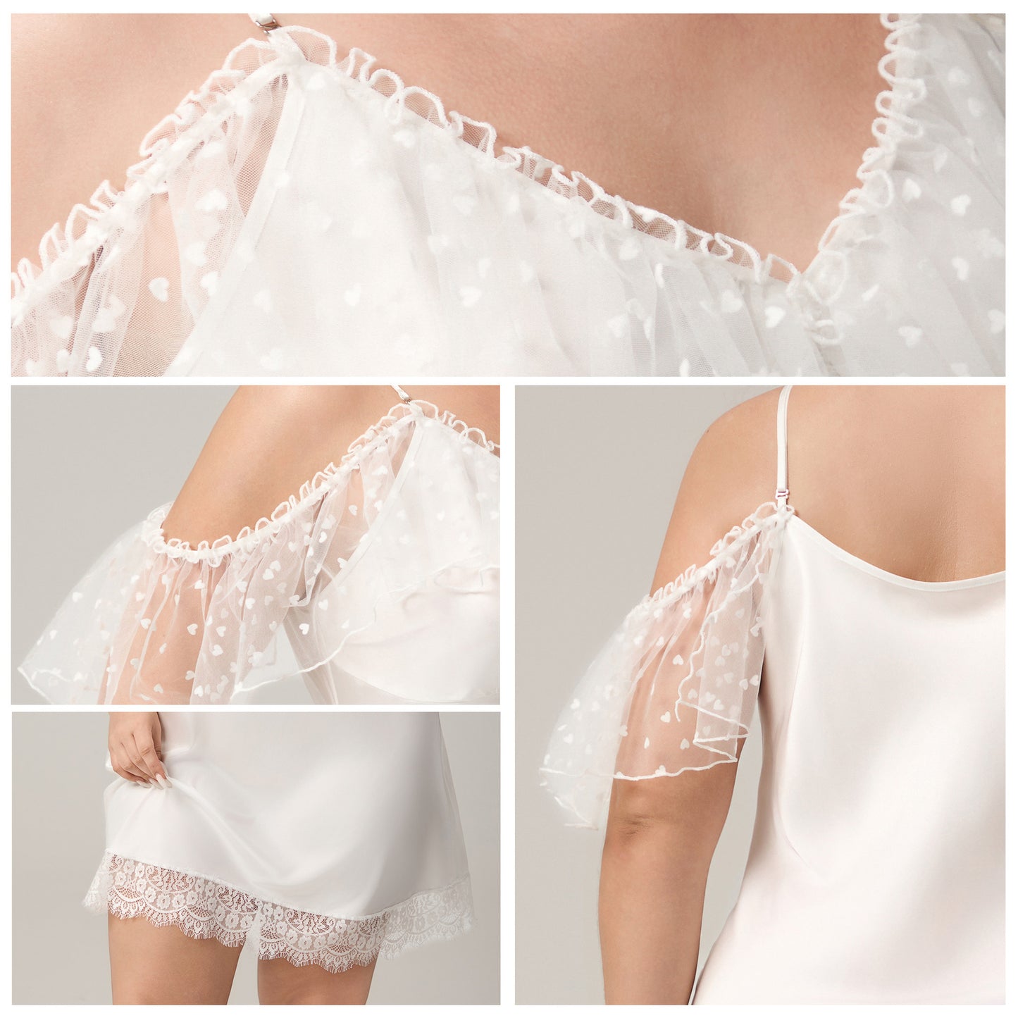 Women's Strap Sexy Lace Sleep Dress V-neck Homewear