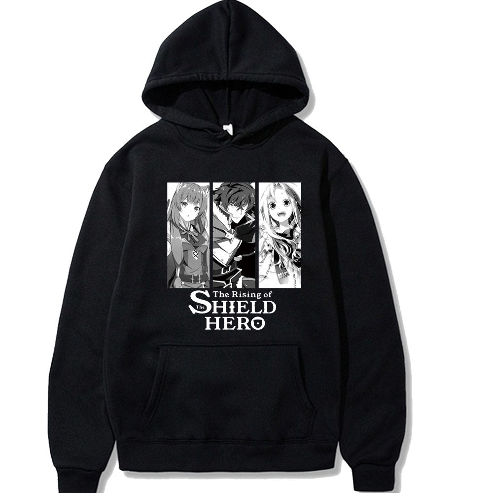 Shield Hero Printed Hooded Sweatshirt