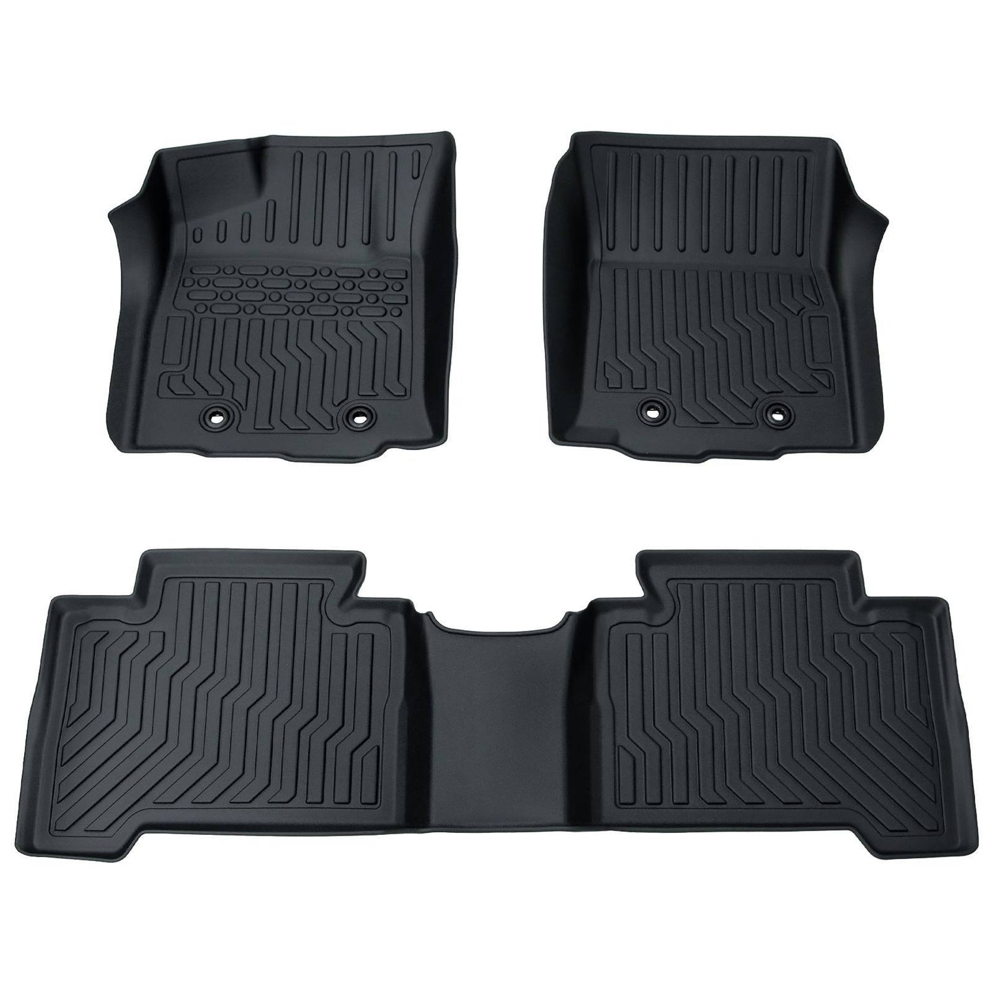 TPE Rubber Car Floor Mats For 18-23 Tacoma Double Cab