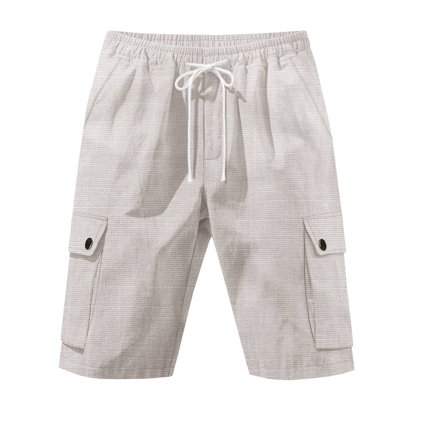 Amekaji Workwear Bamboo Linen Beach Casual Shorts