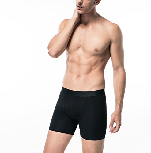 2 piezas Boxer Brief M Negro A387-002