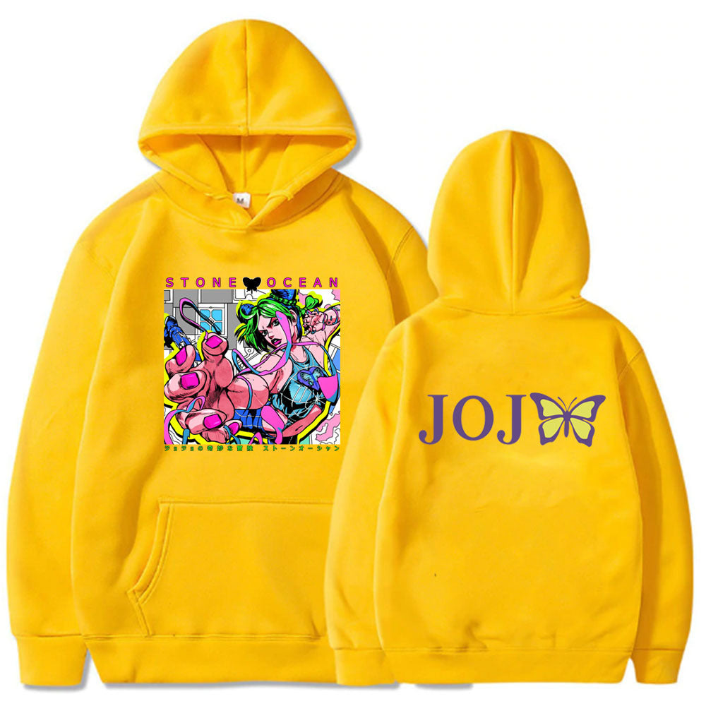 JoJo's Bizarre Adventure Printed Hoodie Sweatshirt
