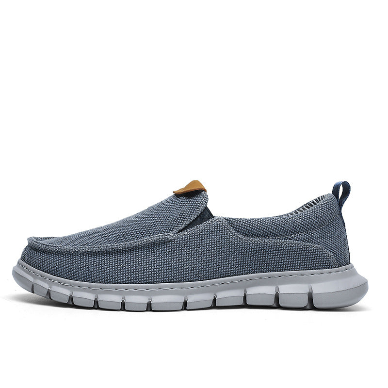 Casual shoes, comfortable one foot fit, loafers, thick soled men's shoes