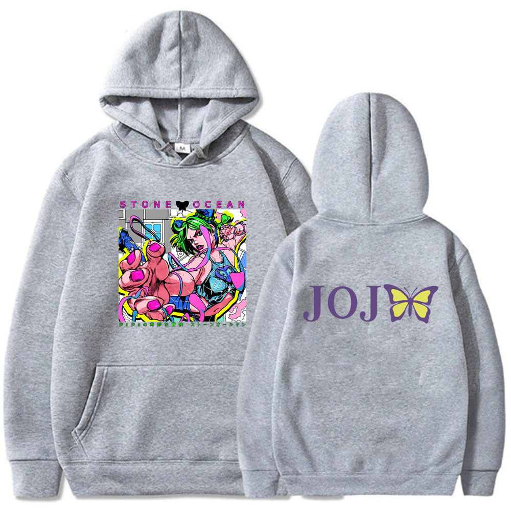 JoJo's Bizarre Adventure Printed Hoodie Sweatshirt