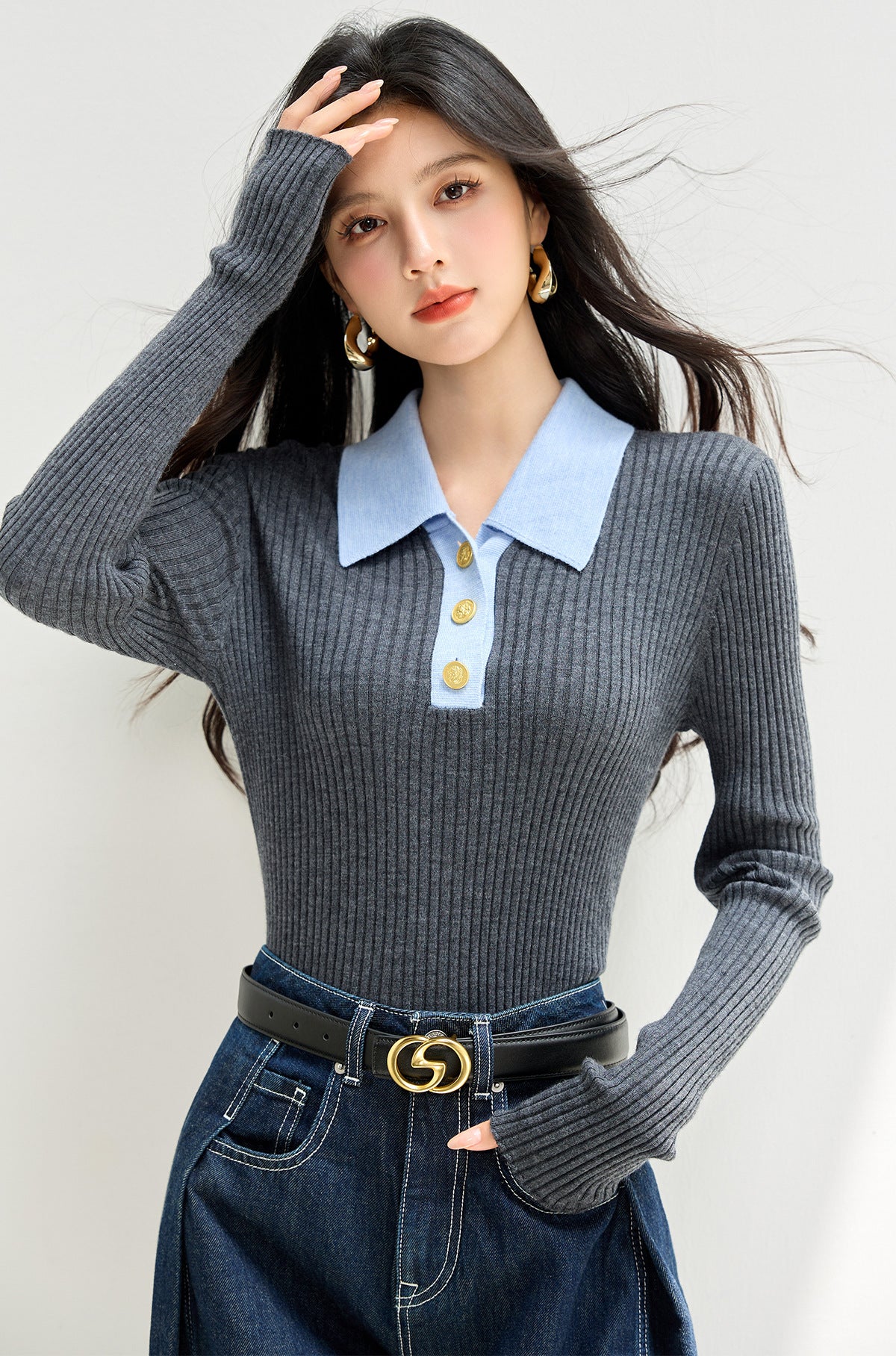 Knitted Sweater Autumn New Slim Fit Top