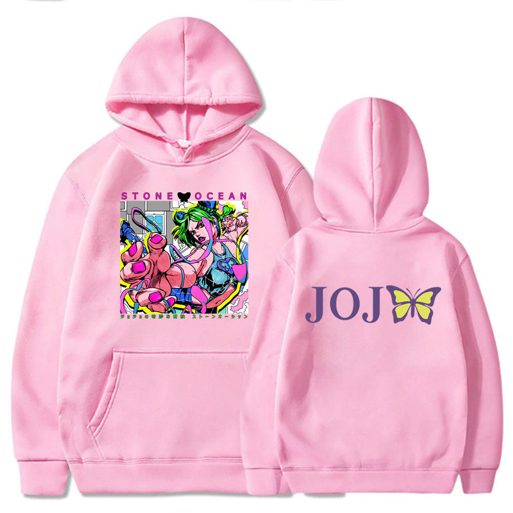 JoJo's Bizarre Adventure Printed Hoodie Sweatshirt