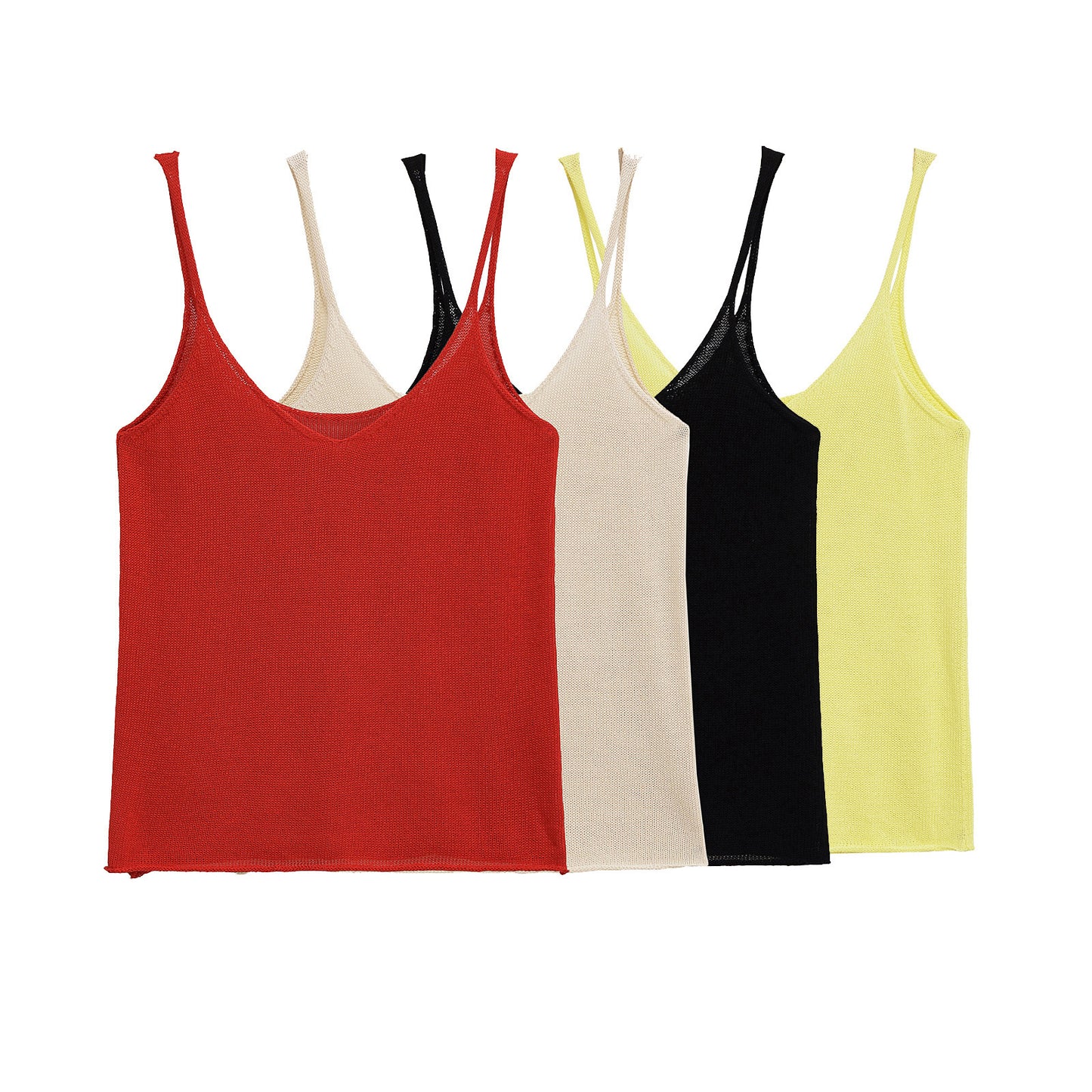 Slimming and slimming camisole knitted top for women