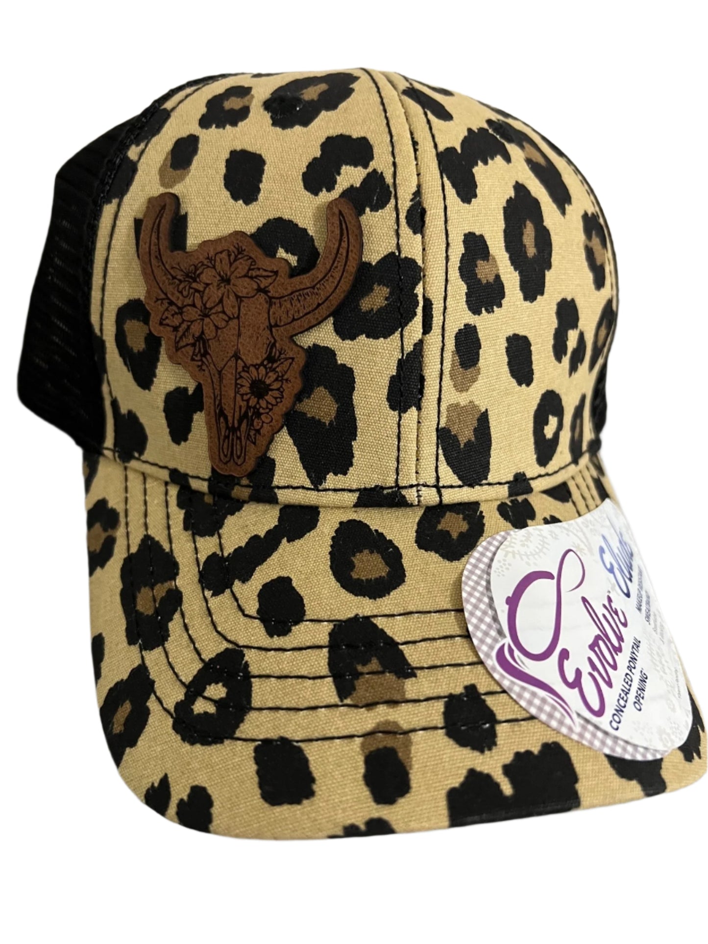 Bull Skull Patch leather