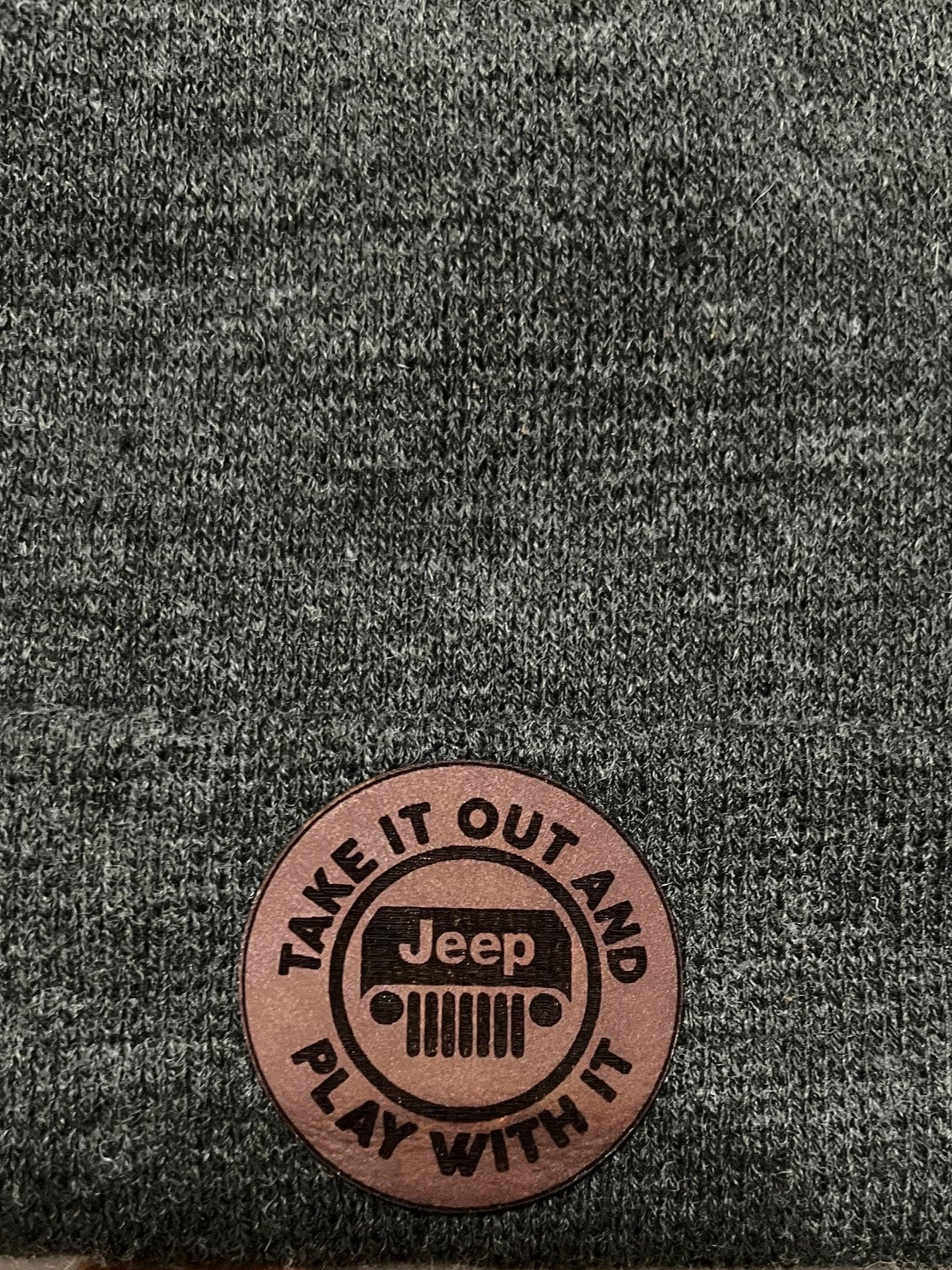 Beanies Custom Leather Patch