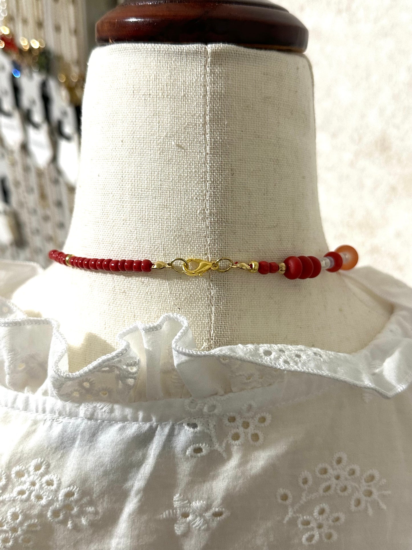 Conjunto de collar y aretes adornados con arcilla Mystical Vibes