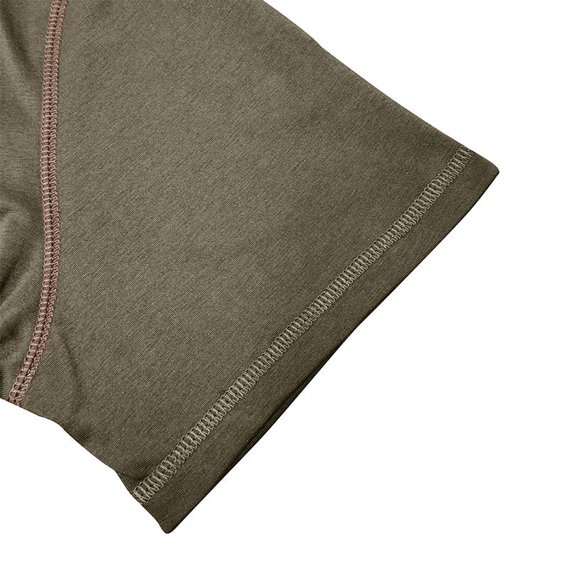 时尚短袖 Polo 衫 夏季纽扣 V 领 T 恤 上衣 男士服装