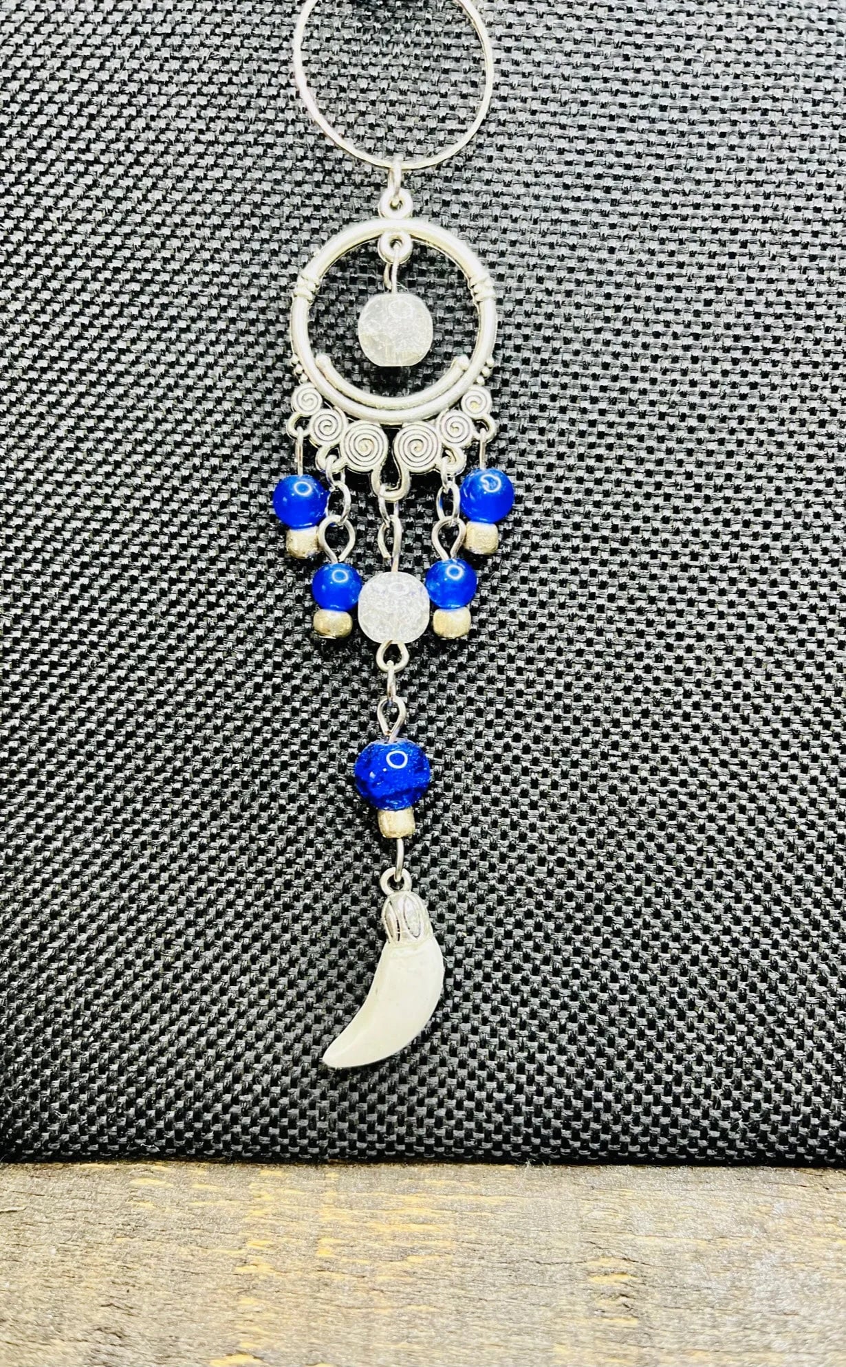 手工串珠角形吊坠独一无二