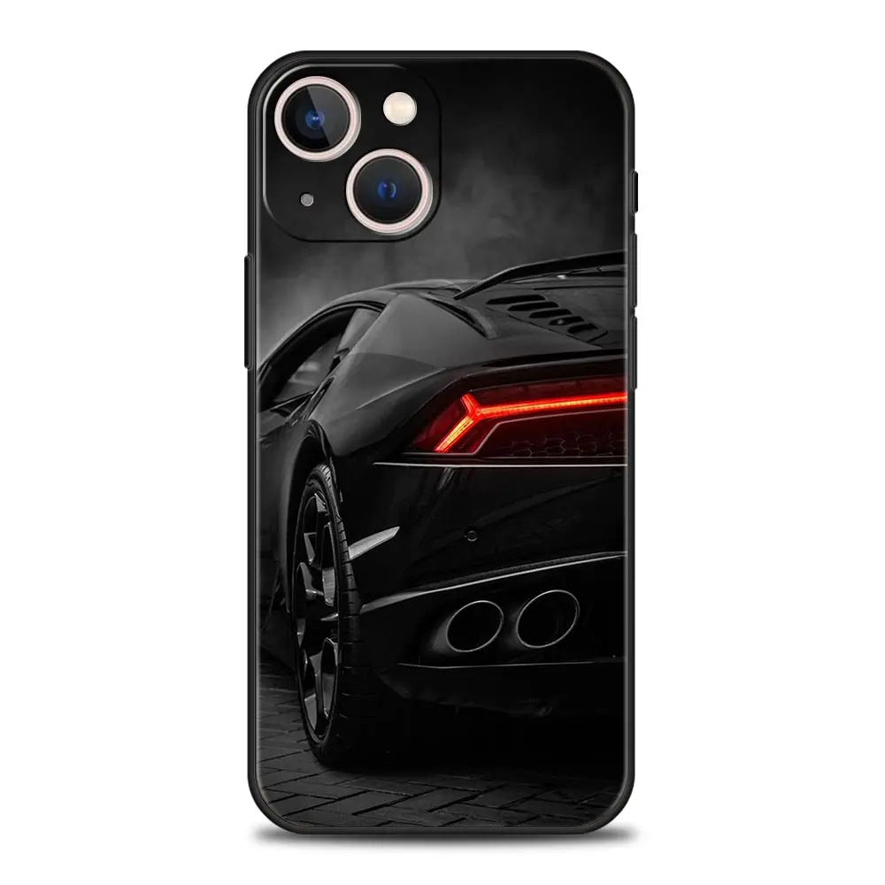 Suitable for iPhone Japanese blue red JDM sports car phone case