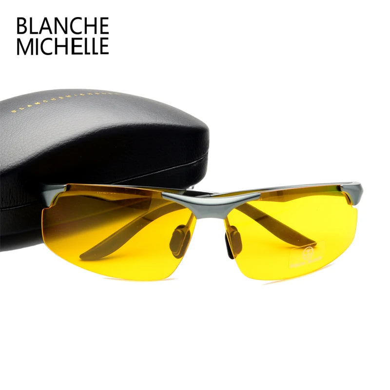 Aluminum Magnesium Men Sunglasses Polarized Sports