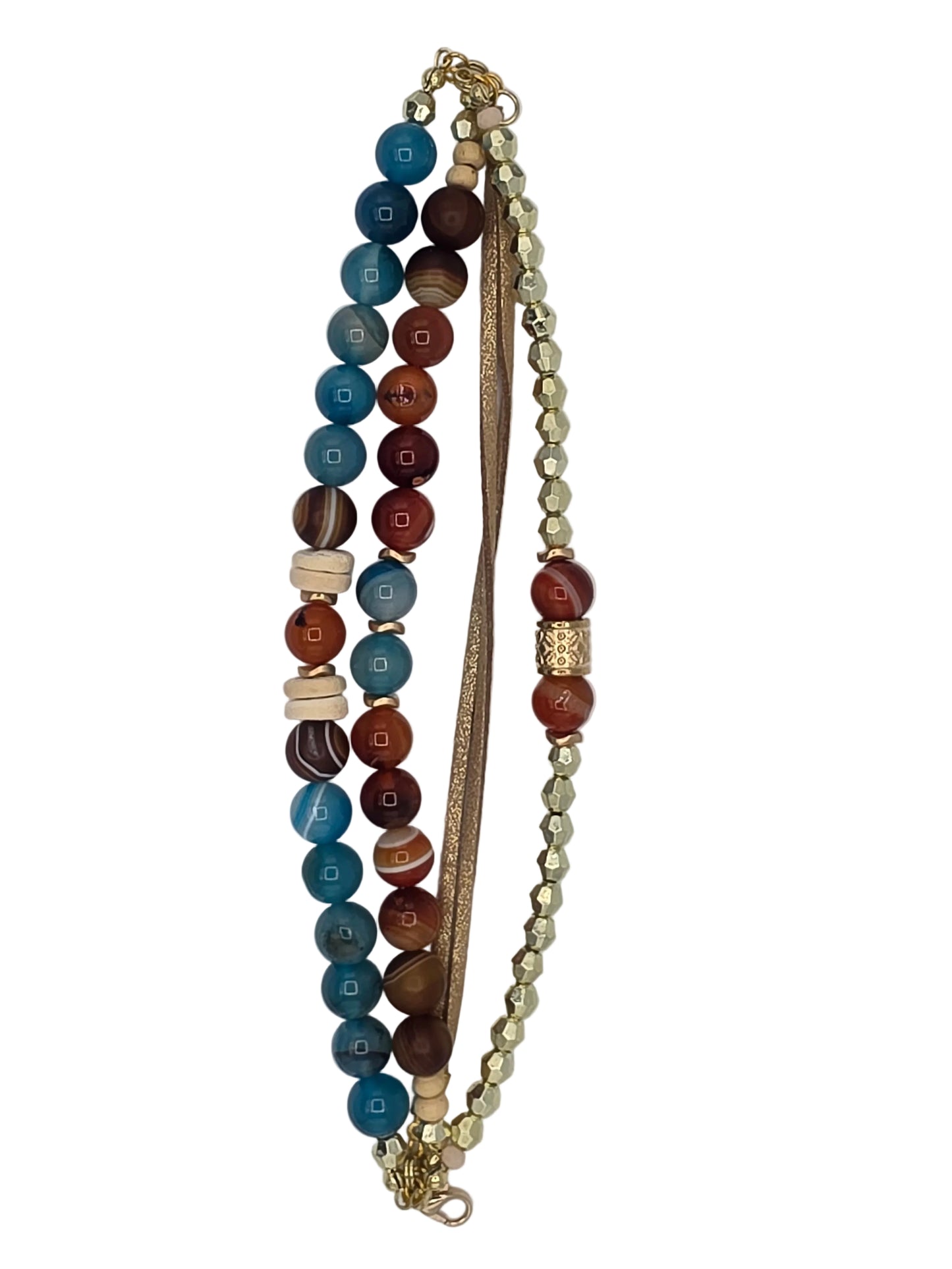 Elegant multi-layer beaded bracelet