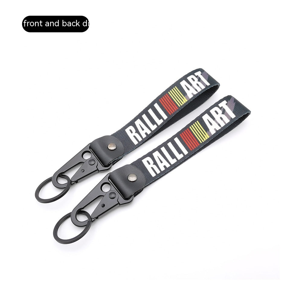 Car JDM Modified Culture Drift Expert Initial D Climbing Button Carabiner Olecranon Keychain Pendant