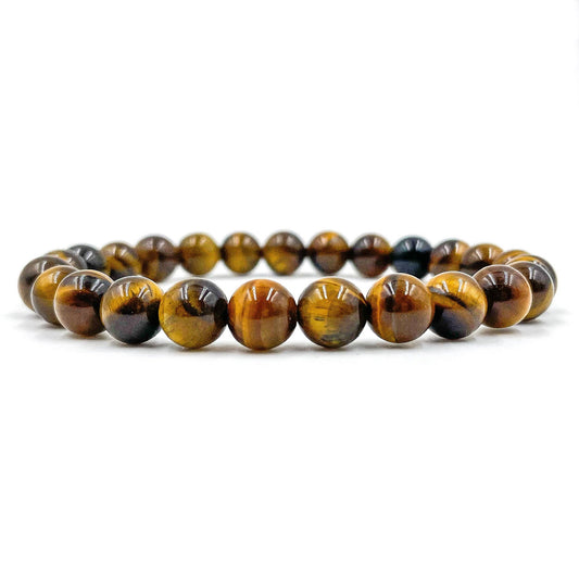 Union - Tiger Eye Gemstone Beaded Bracelet