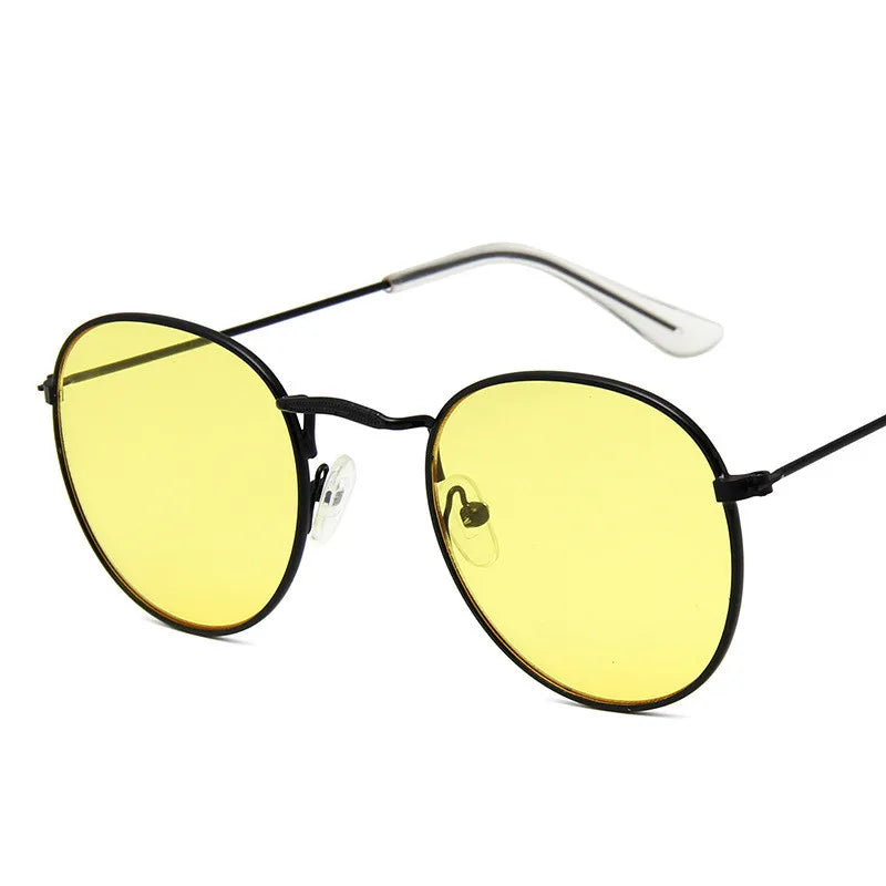 LeonLion 2023 Fashion Retro Sunglasses Men Round Vintage Glasses for Men Luxury