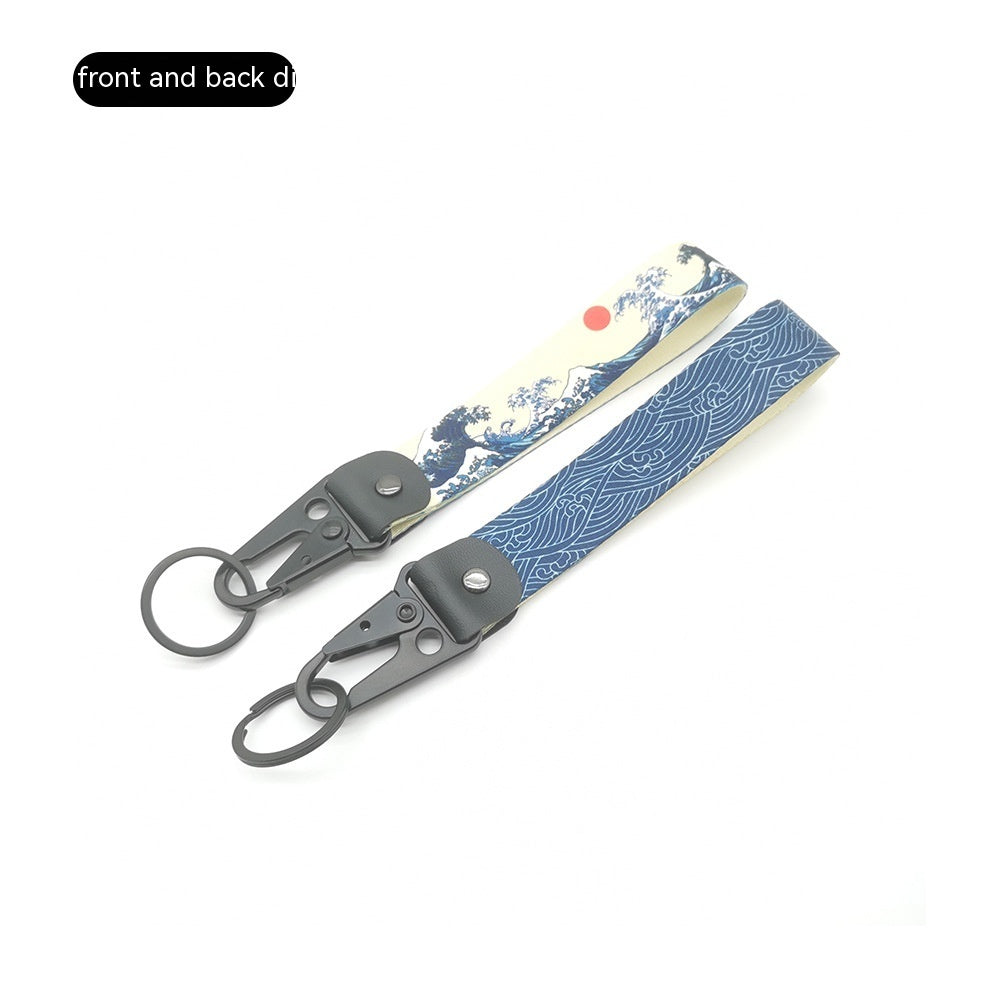 Car JDM Modified Culture Drift Expert Initial D Climbing Button Carabiner Olecranon Keychain Pendant