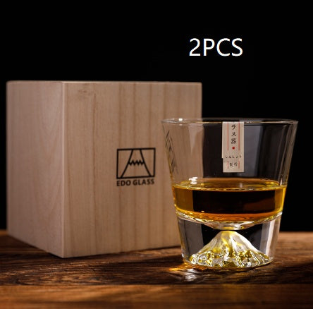 Household Compact Japanese Mount Whiskey Glass