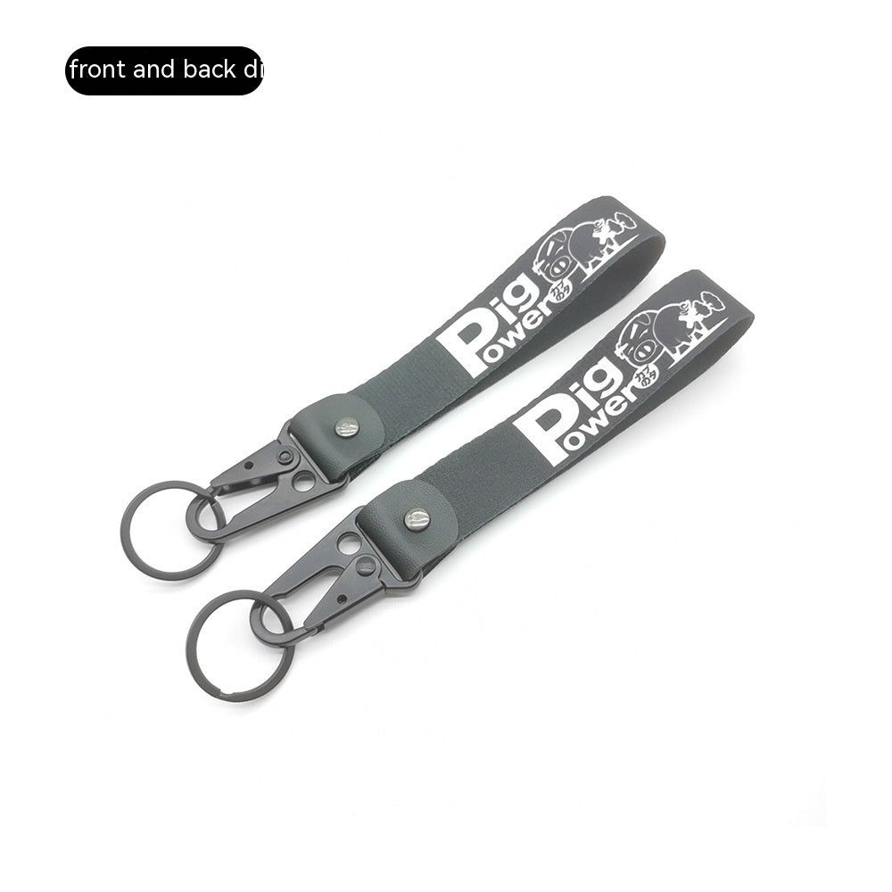 Car JDM Modified Culture Drift Expert Initial D Climbing Button Carabiner Olecranon Keychain Pendant