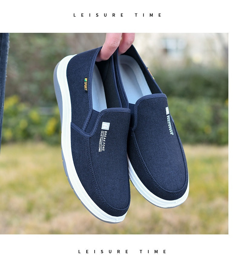 Denim Casual Shoes Slip-on Simple Slip-on Soft Bottom Work Shoes Board Shoes