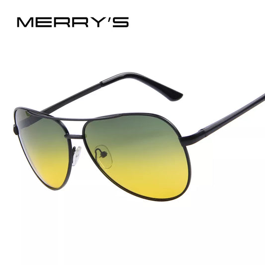 MERRYS Men Polarized Sunglasses Night Vision Driving Sunglasses