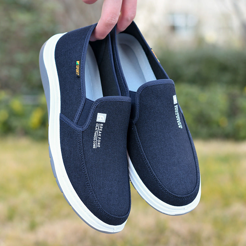 Denim Casual Shoes Slip-on Simple Slip-on Soft Bottom Work Shoes Board Shoes