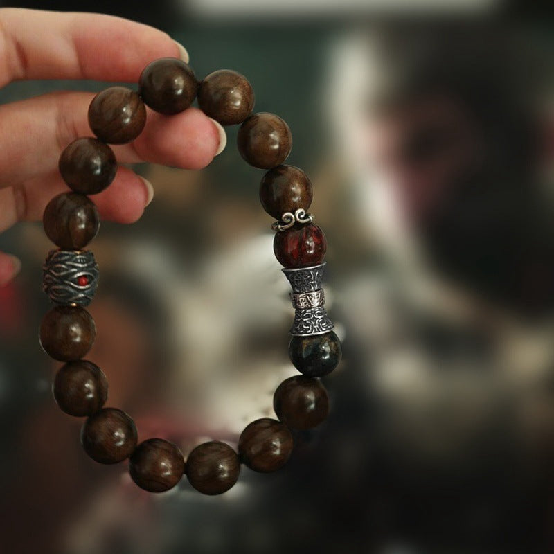 New Chinese-style Wooden Beaded Bracelet