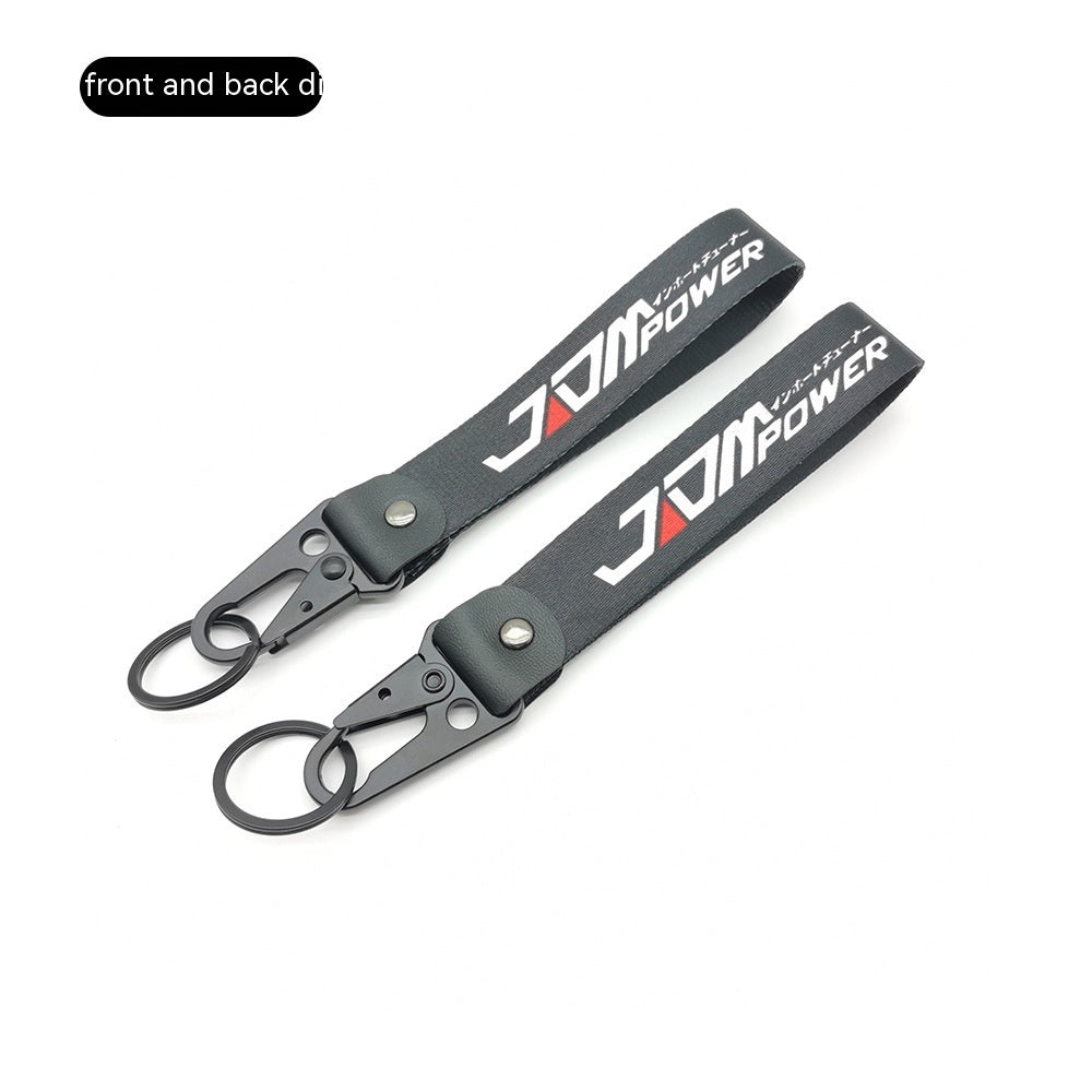 Car JDM Modified Culture Drift Expert Initial D Climbing Button Carabiner Olecranon Keychain Pendant