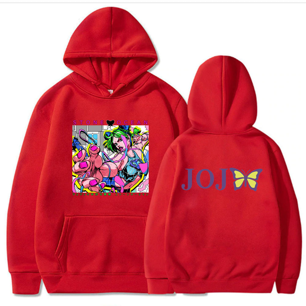 JoJo's Bizarre Adventure Printed Hoodie Sweatshirt