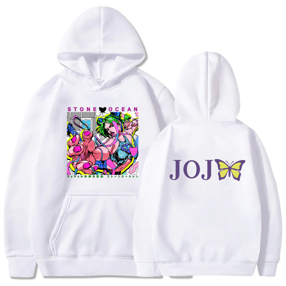 JoJo's Bizarre Adventure Printed Hoodie Sweatshirt