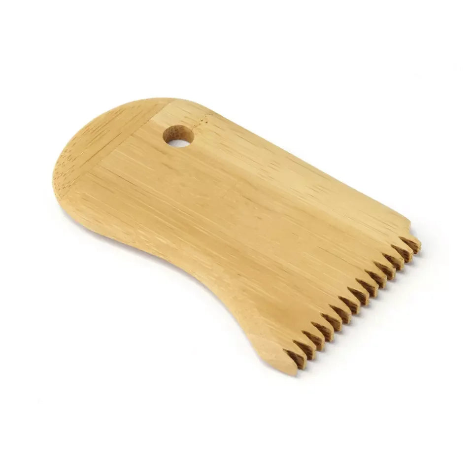 Wholesale Custom Logo Bamboo Surf Wax Comb for Surfboard