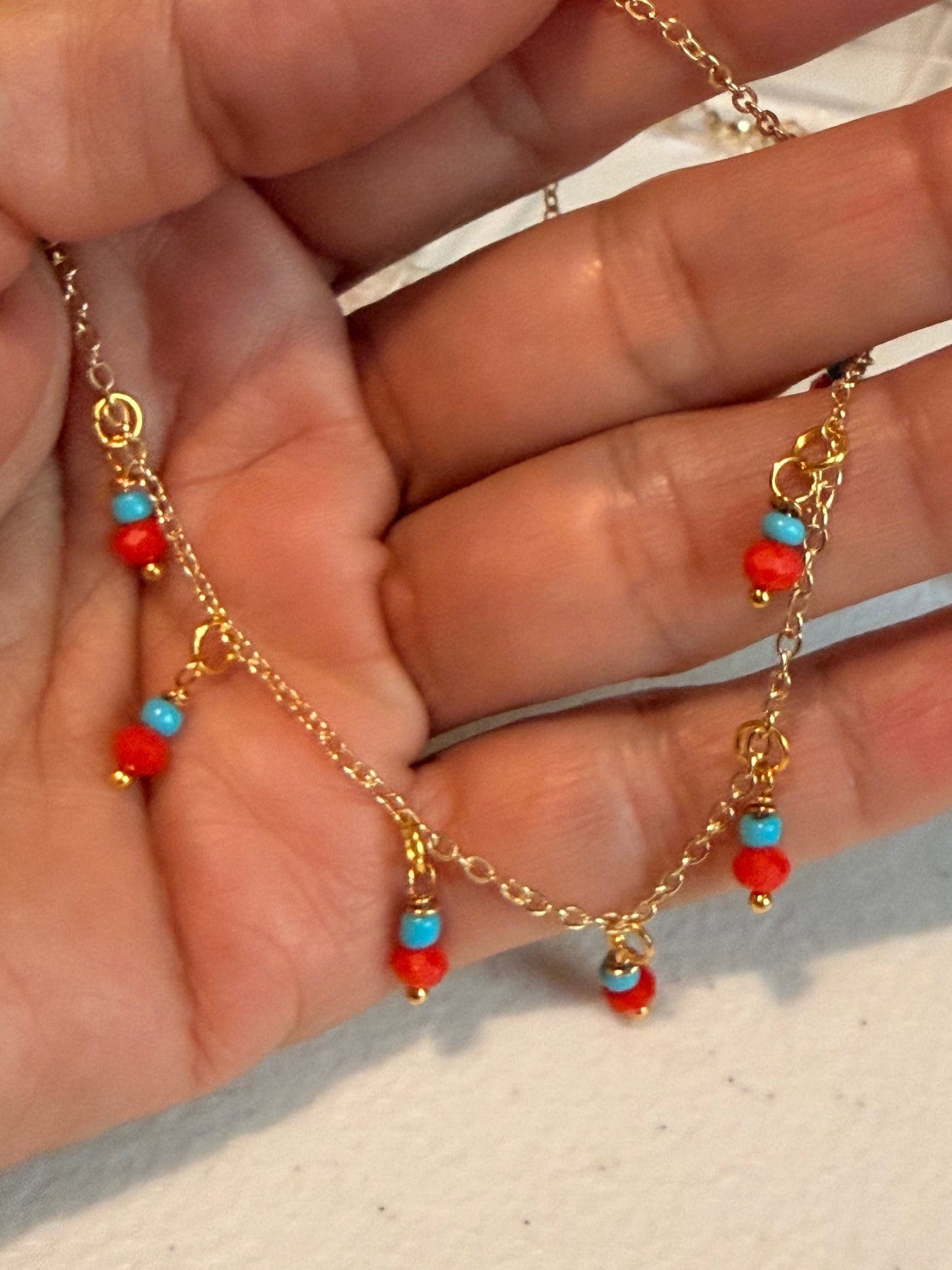 5 Leyer Boho Luxe Layered Handmade Necklace Set – One of a Kind