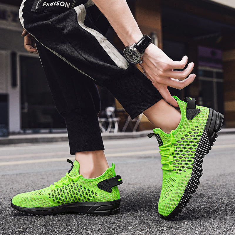 Hollow Thin Mesh Surface Mesh Shoes Men's