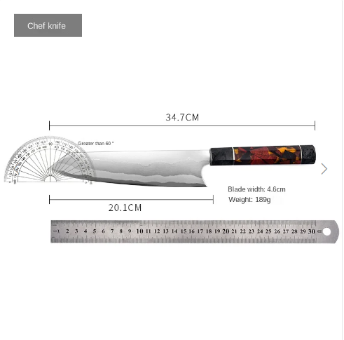 Professional Damascus Steel Chef Knife for Home and Restaurant Cooking  kitchen knife
