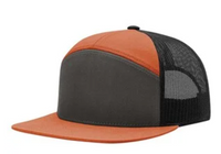 Richardson 168     Charcoal/Orange/Black