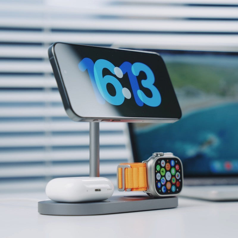 Magnetic Fast Charging Three-in-one Wireless Charger