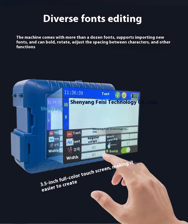 Mini Smart Code-spraying Machine Multi-language Printer Handheld Ink Jet Printer Code-spraying Machine