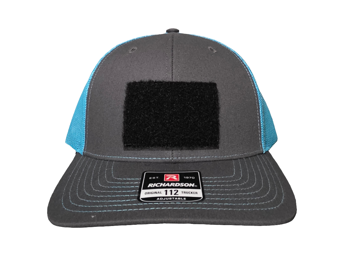 Fish American Flag Velcro Patch Hat –2"x3"interchangeable patches.