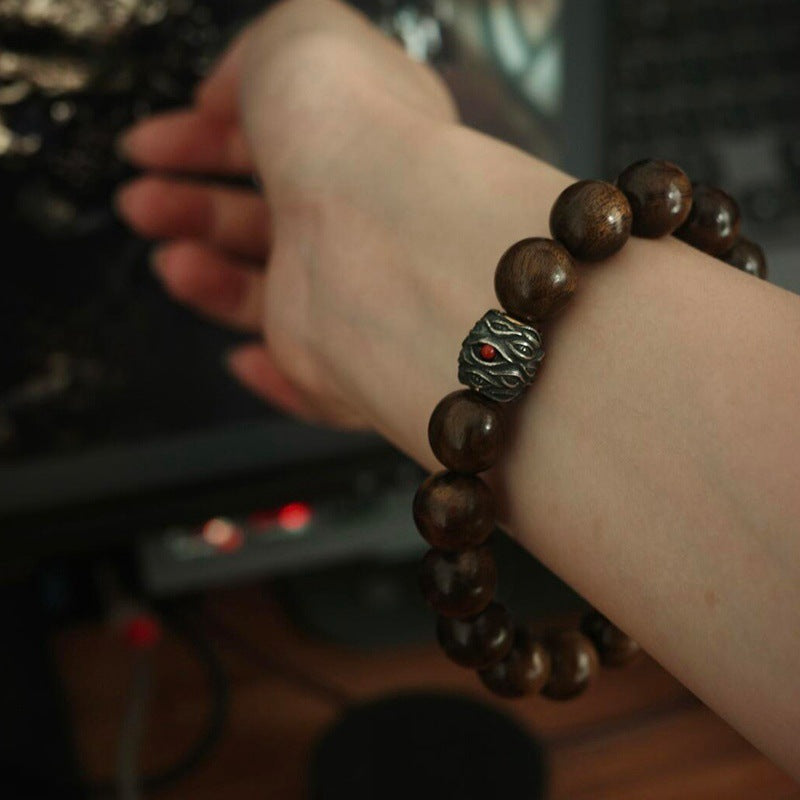 New Chinese-style Wooden Beaded Bracelet